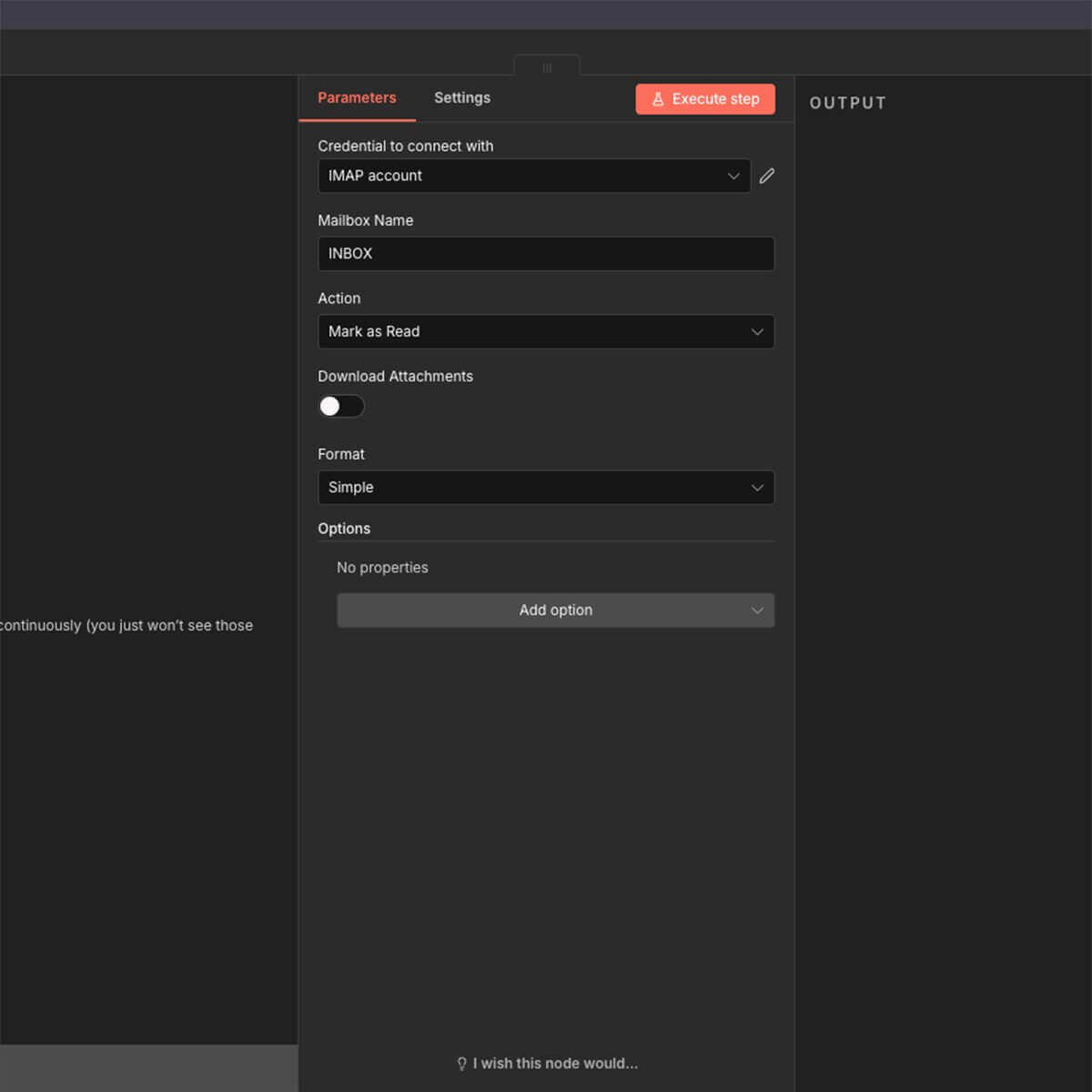 n8n screenshot za HelpBot Ticket Desk